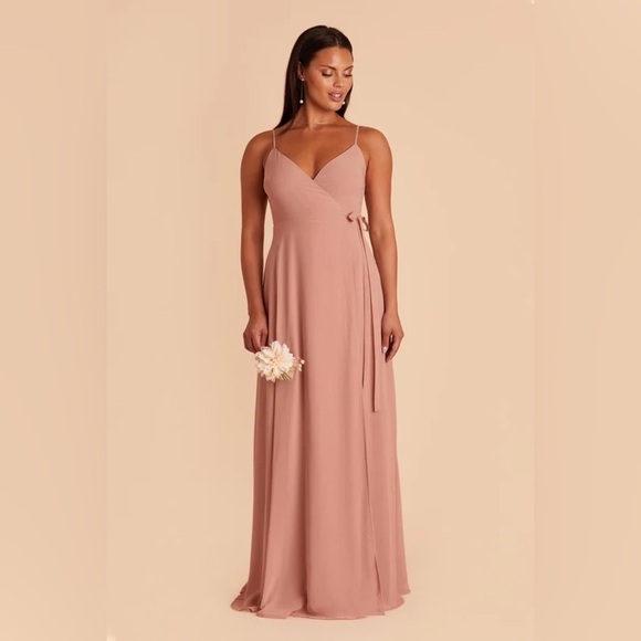 NWT Birdy Grey Cindy Dress in Chiffon Dusty Rose - Picture 1 of 7
